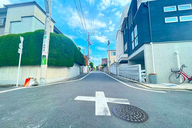 前面道路①