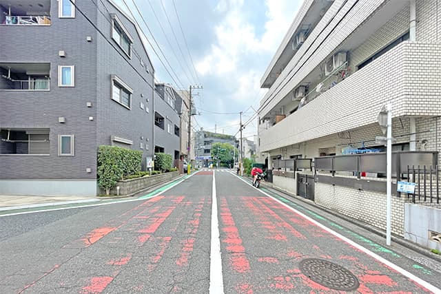 前面道路①