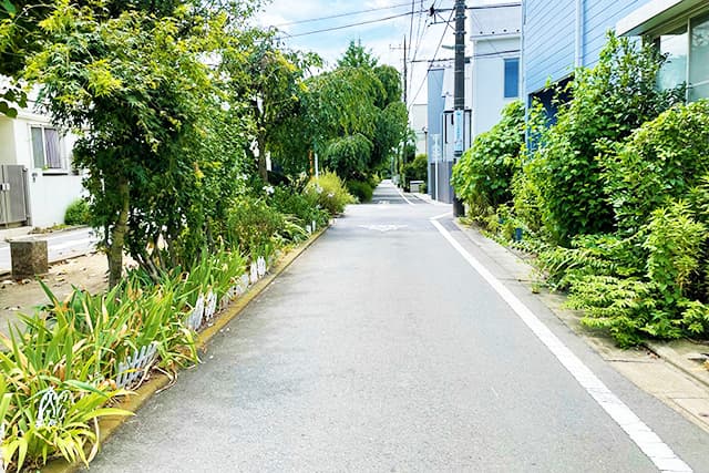 前面道路①