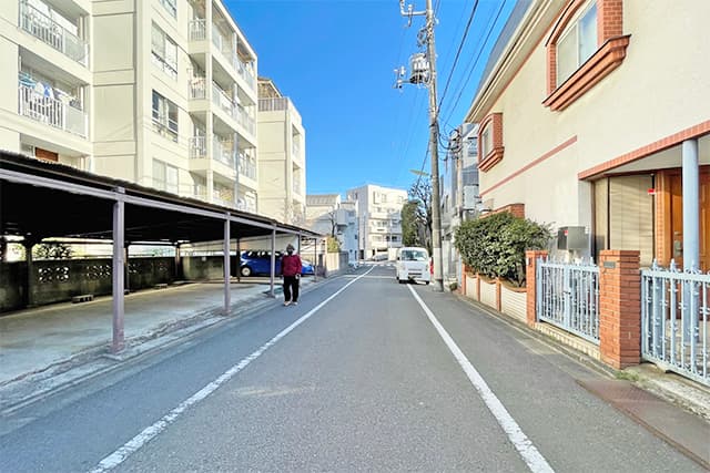 前面道路①