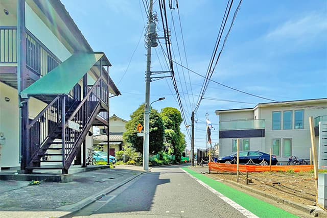 前面道路①