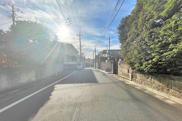 前面道路①