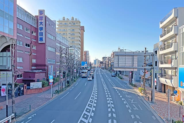 周辺道路②（目黒通り）