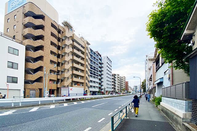 周辺道路①（新目白通り）
