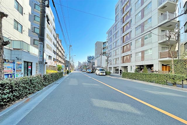 前面道路①