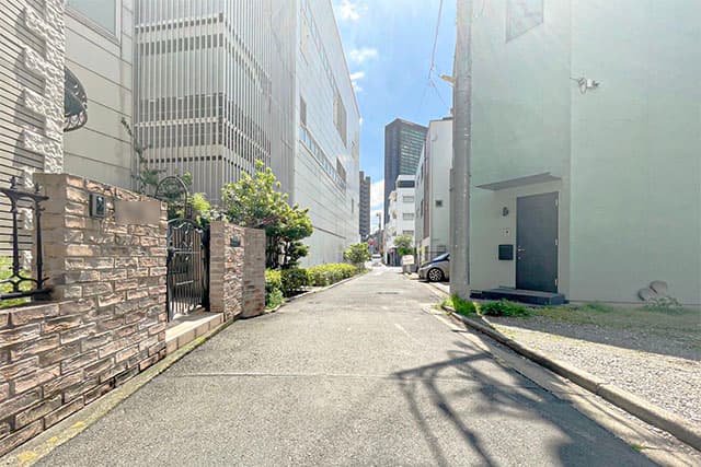 前面道路②