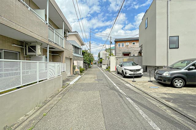 前面道路①