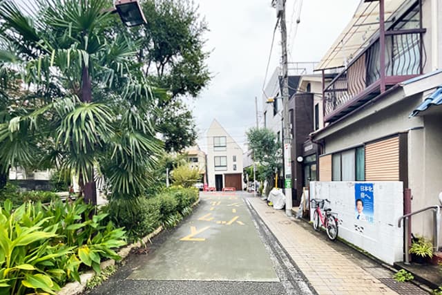 前面道路②