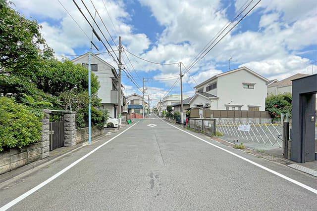 前面道路①