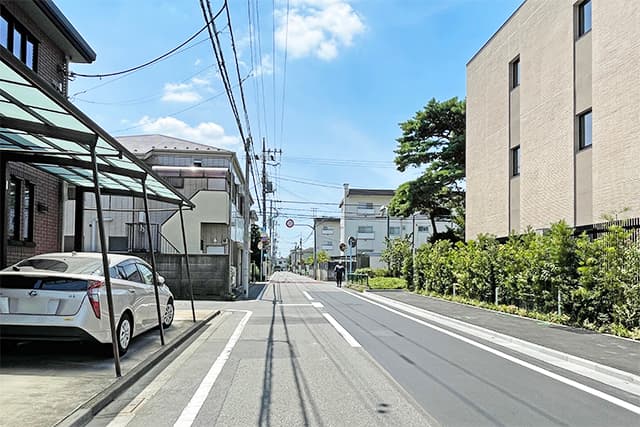 前面道路①