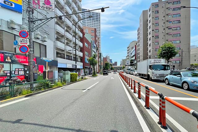 周辺道路①（目白通り）