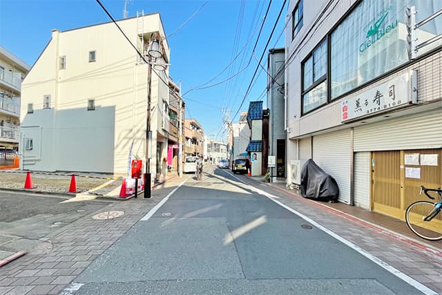 前面道路②