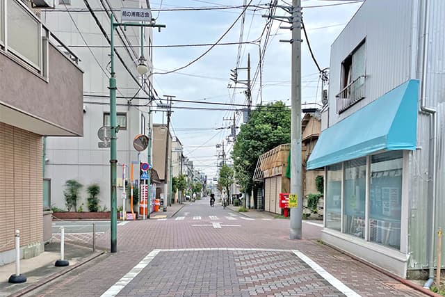 前面道路①