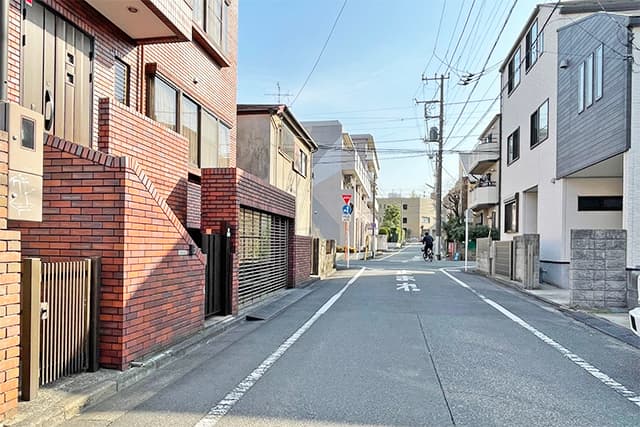 前面道路②