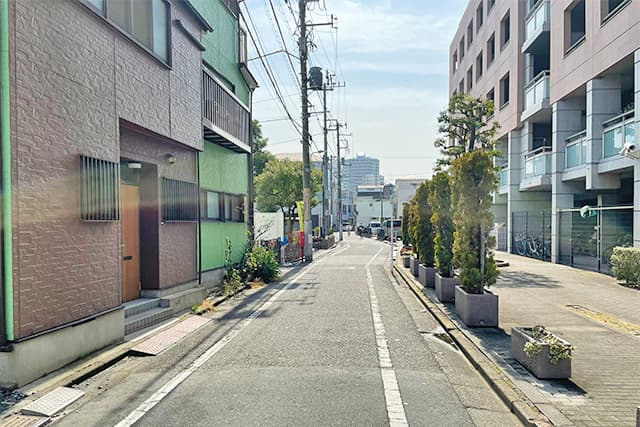 前面道路①