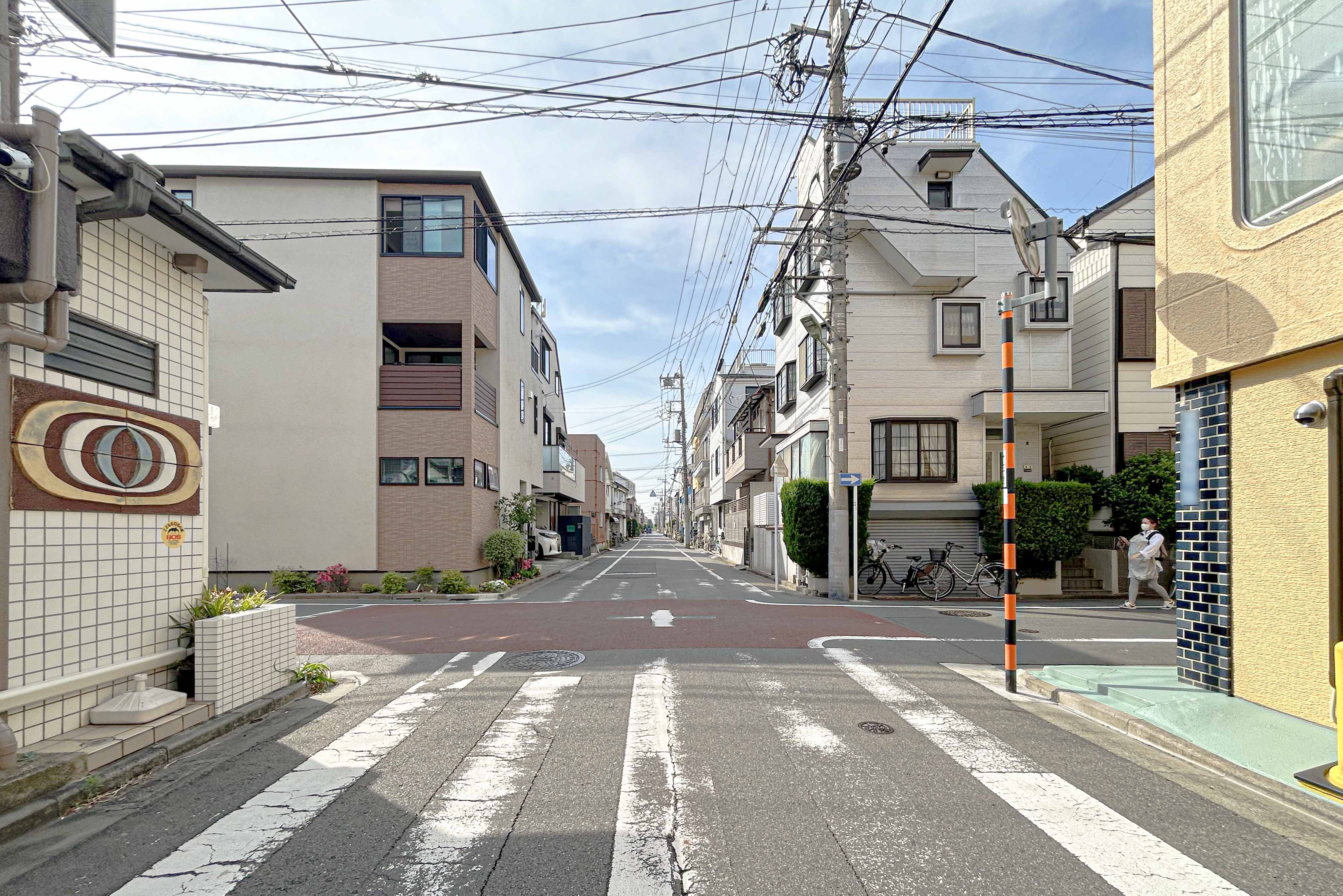 前面道路①