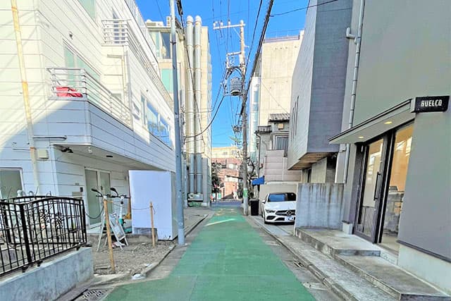 前面道路②