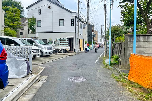 前面道路②