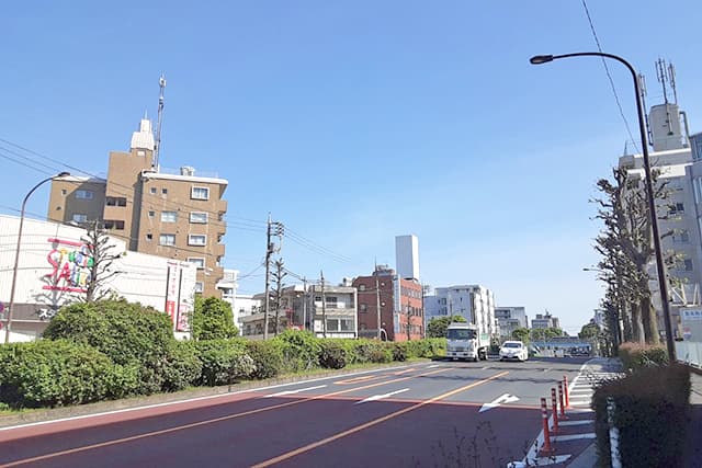 周辺道路①（環八通り）