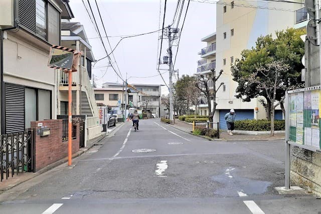 前面道路②