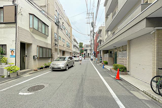 前面道路②