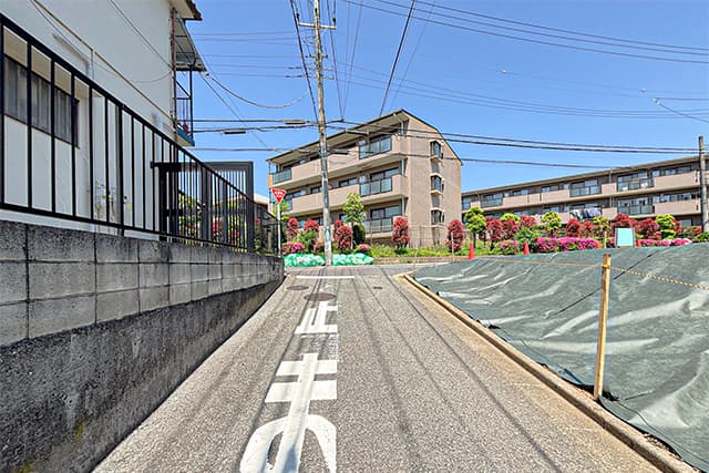前面道路④