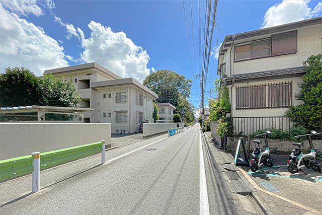 前面道路①
