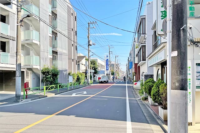 前面道路②