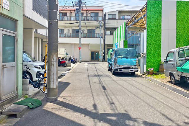 前面道路②