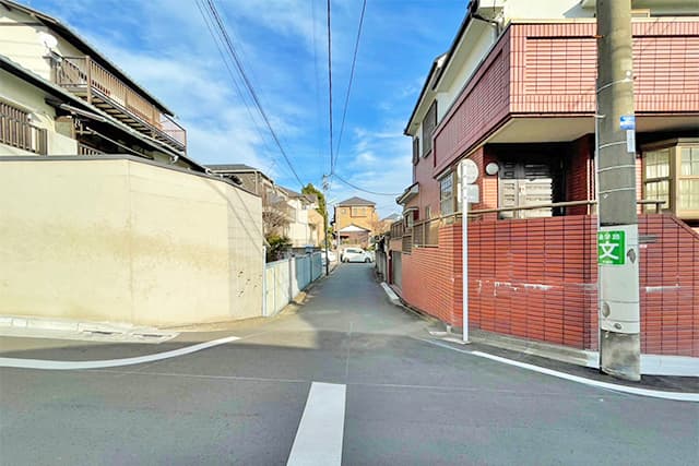 前面道路①