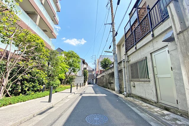 前面道路③