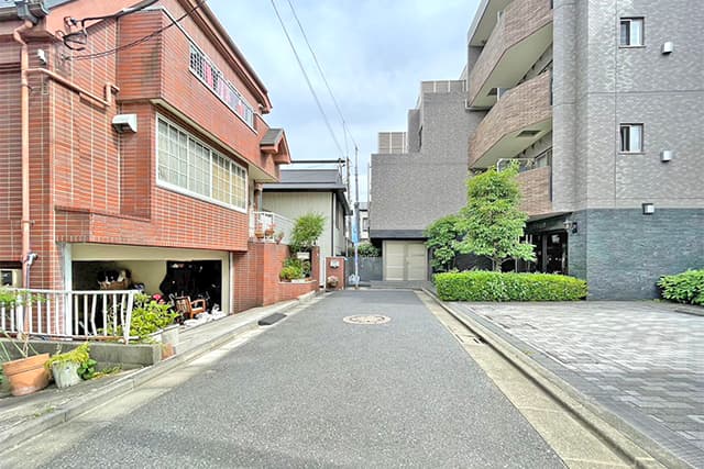 前面道路②