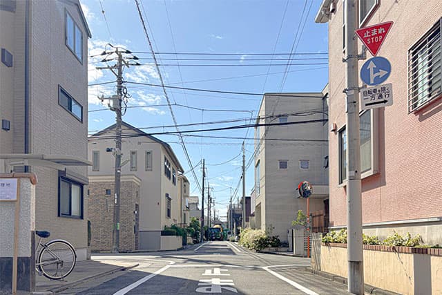 前面道路②