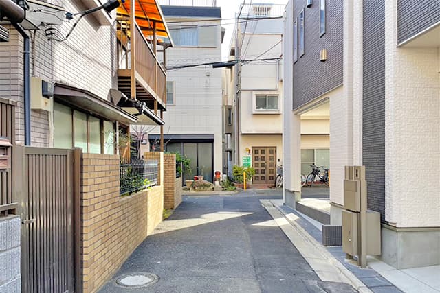 前面道路②
