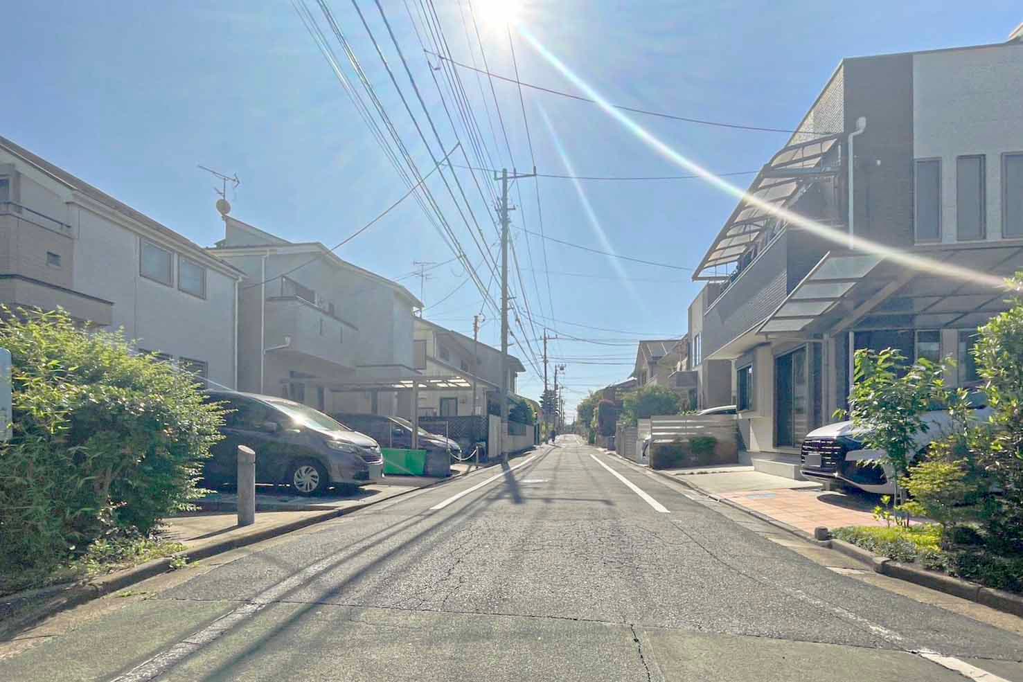 前面道路①