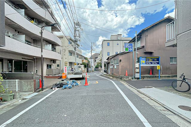 前面道路②