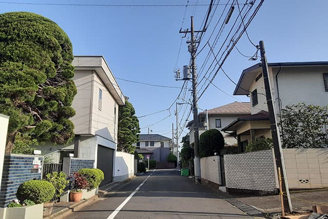 前面道路