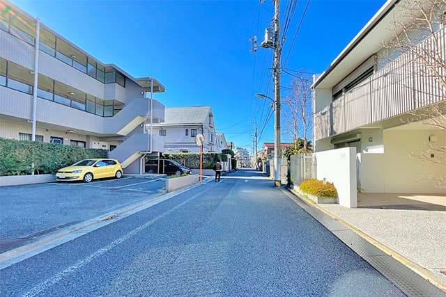 前面道路②