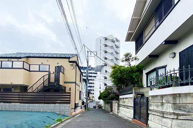 前面道路②