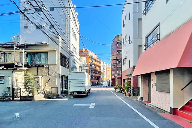 前面道路②