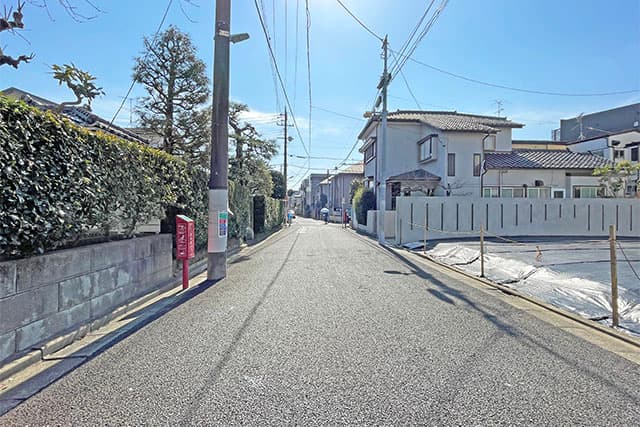 前面道路①