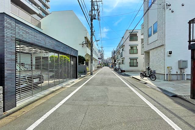 前面道路②