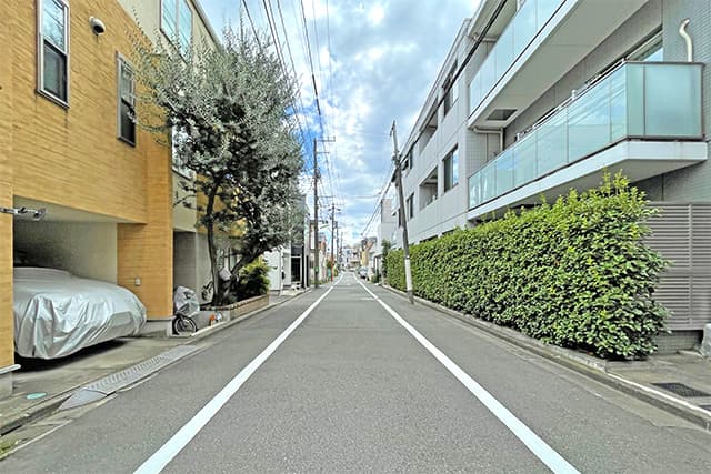前面道路②