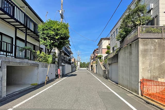 前面道路②