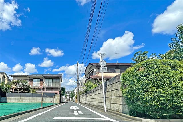 前面道路②