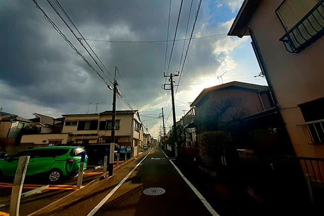 前面道路