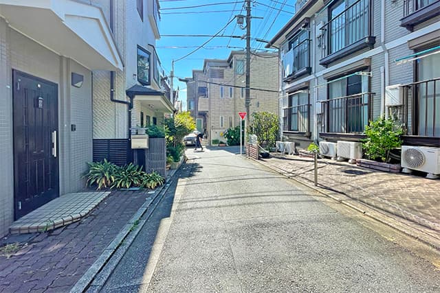 前面道路①