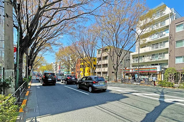 周辺道路①（甲州街道）