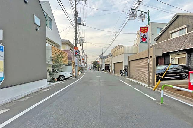 前面道路②