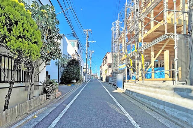 前面道路①